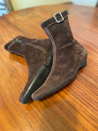 Botines Prada Ante Marrón Talla 36