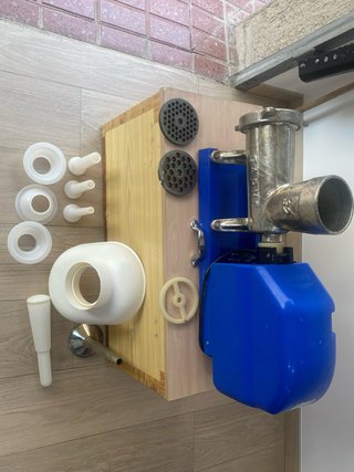 Picadora de carne eléctrica con accesorios