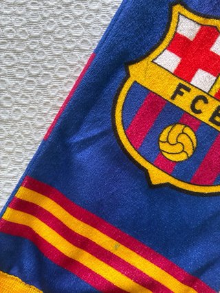 Bufanda FC Barcelona Rayas Azul y Rojo