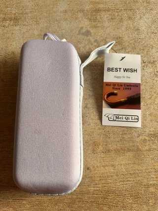 Mini Paraguas Plegable Morado con estuche