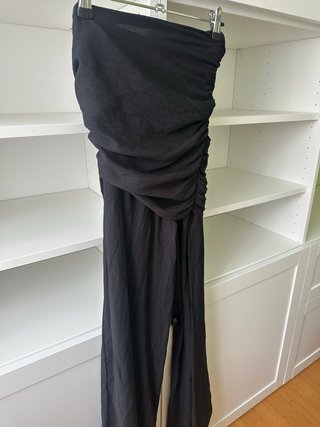 Pantalón Zara S Negro Pañuelo