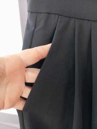 Pantalón elegante mujer negro