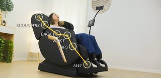 A ESTRENAR! Sillón de Masaje con Calor y Bluetooth
