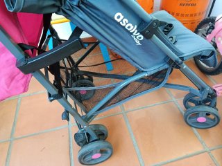 Silla de paseo Asalvo rosa