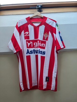 Camiseta Sporting de Gijón 2007/08 - 2008/09 Local