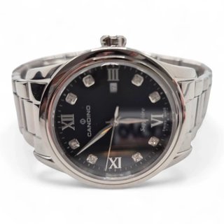 RELOJ CANDINO C4738 PLATEADO + CAJA + ESLABONES