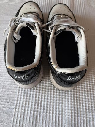 Bape Bapestas Negras y Blancas