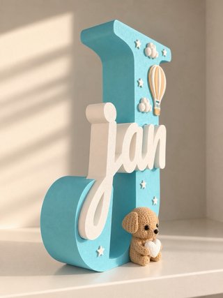 Letra decorativa personalizada