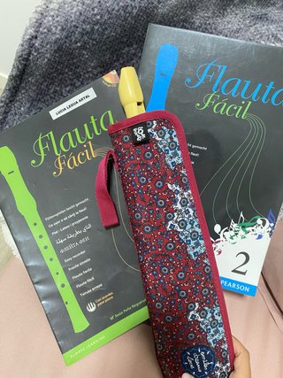 Libros Flauta Fácil con funda y flautas