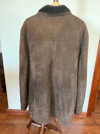Pertegaz Chaquetón Piel Marrón Hombre Talla 50