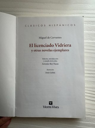 El licenciado Vidriera y otras novelas ejemplares