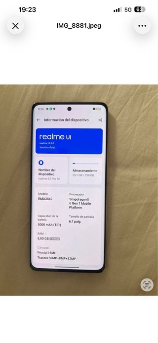Realme 12 Pro 5G 256GB Azul/Dorado