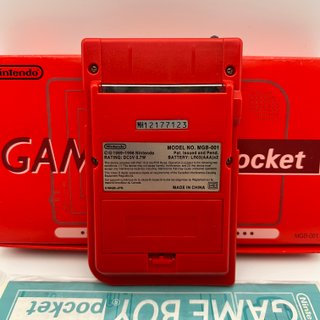Nintendo Game Boy Pocket Red Roja MGB-001