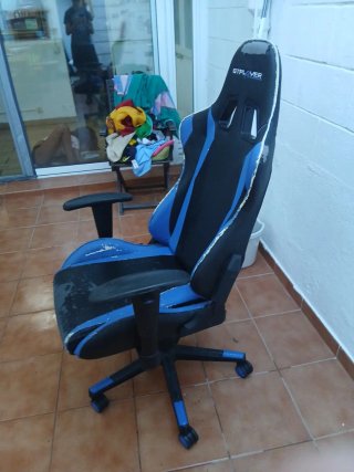 Silla Gamer GTPLAYER Negra y Azul