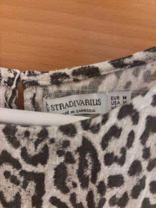 Top estampado leopardo Stradivarius