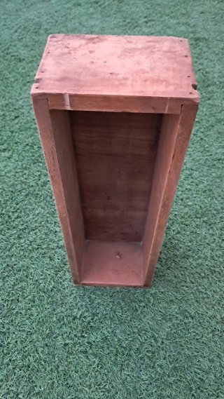 Cajón Madera Máquina Coser Antigua