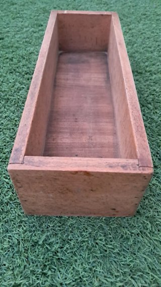 Cajón Madera Máquina Coser Antigua