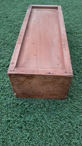 Cajón Madera Máquina Coser Antigua
