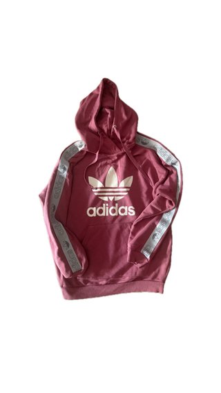 Sudadera Adidas Original Rosa con Logo