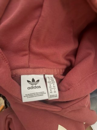 Sudadera Adidas Original Rosa con Logo