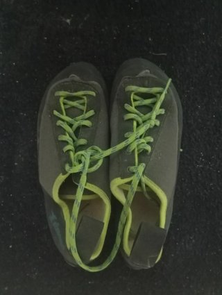 Zapatillas escalada niño verde