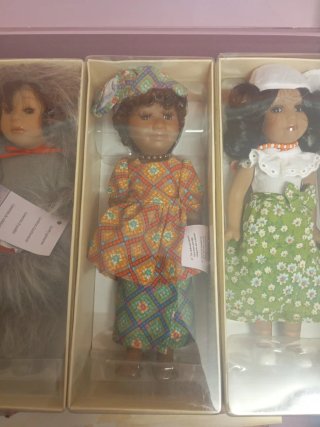 Set di 5 Bambole da Collezione