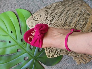 Sandalias LODI T37 Ante Fucsia