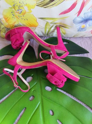 Sandalias LODI T37 Ante Fucsia