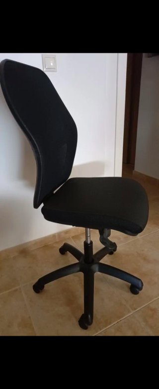 Escritorio moderno metal y madera silla incluida