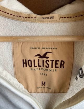 Sudadera Hollister So Cal 22 Beige Talla M