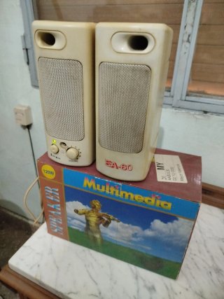 ✅Altavoces PC Vintage EA-60 Multimedia 2.0 Estéreo
