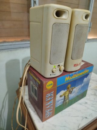 ✅Altavoces PC Vintage EA-60 Multimedia 2.0 Estéreo