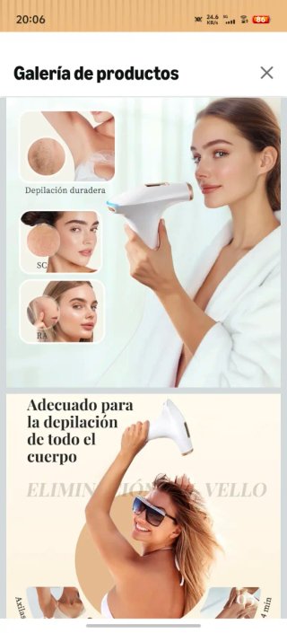 Depiladora Láser IPL Haarlosy Sin Dolor
