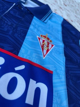 Camiseta Sporting de Gijón 2002/03 — Azul