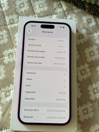 iPhone 16 Rosa