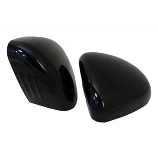 Carcasas de espejo retrovisor en Negro Brillo para
