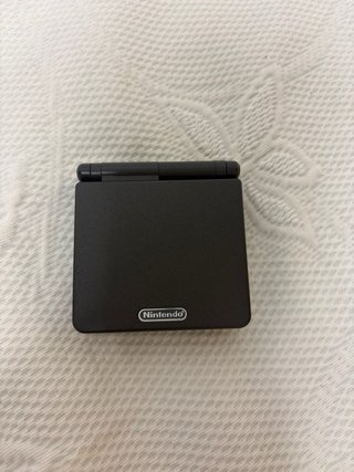 Game Boy Advance SP Carcasa Gris Plomo IPS V4