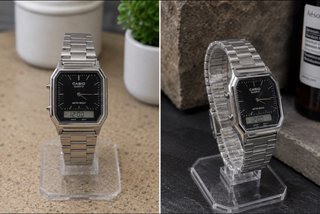 Casio Vintage Negro Plata