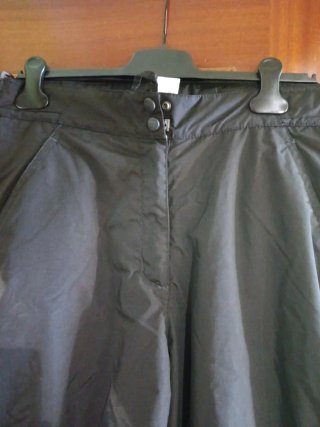 Pantalón de esquí negro cintura 88 largo116