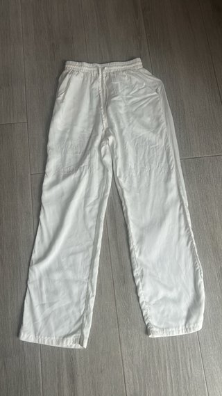 Pantalón blanco de lino