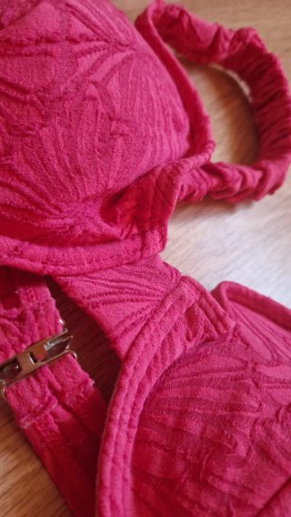 Bikini rosa estampado