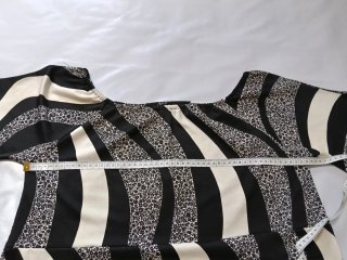 Blusa Túnica Vintage con Estampado Psicodélico