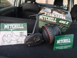 Carretes Pesca Vintage Penn 704 Z y Mitchell 498 X