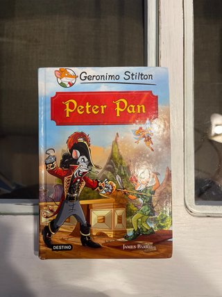 libro Gerónimo Stilton, Peter pan