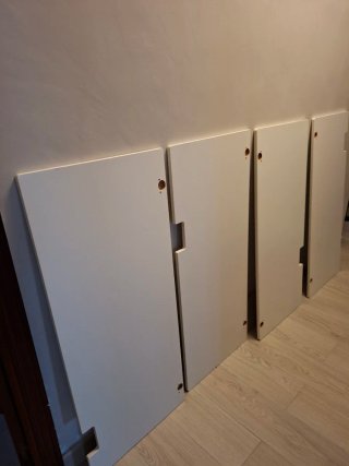 4 puertas abatibles de Ikea para PAX