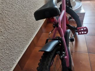 Bicicleta infantil 16" con suspensión