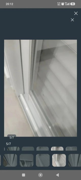 BLANCO ALUMINIO BALCONERA CRISTALES SEGURIDAD