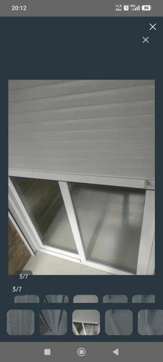 BLANCO ALUMINIO BALCONERA CRISTALES SEGURIDAD