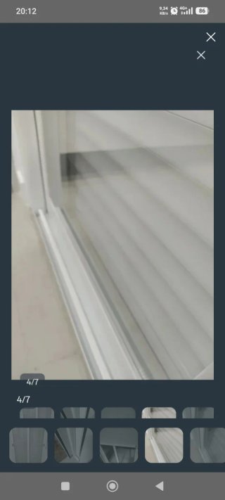 BLANCO ALUMINIO BALCONERA CRISTALES SEGURIDAD