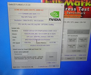 Tarjeta Gráfica NVIDIA GeForce GTX 970 4gb DDR5